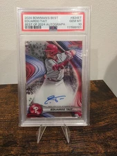 2024 Bowman's Best - Best of 2024 Autographs Eduardo Tait #B24-ET PSA 10