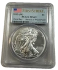 2015 American Silver Eagle 1oz. Fine Silver PCGS Graded MS 69 First Strike!