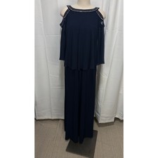 NWT Alex Evenings mother of the bride groom, navy dress size 16