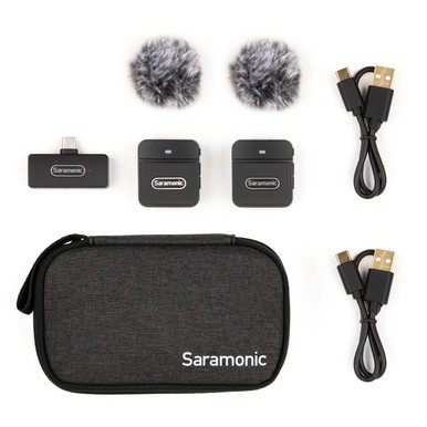 Saramonic Blink 100 B6 ultratragbares kabelloses Ansteckmikrofon für 2 Personen für Mobilgeräte D - Bild 1 von 1