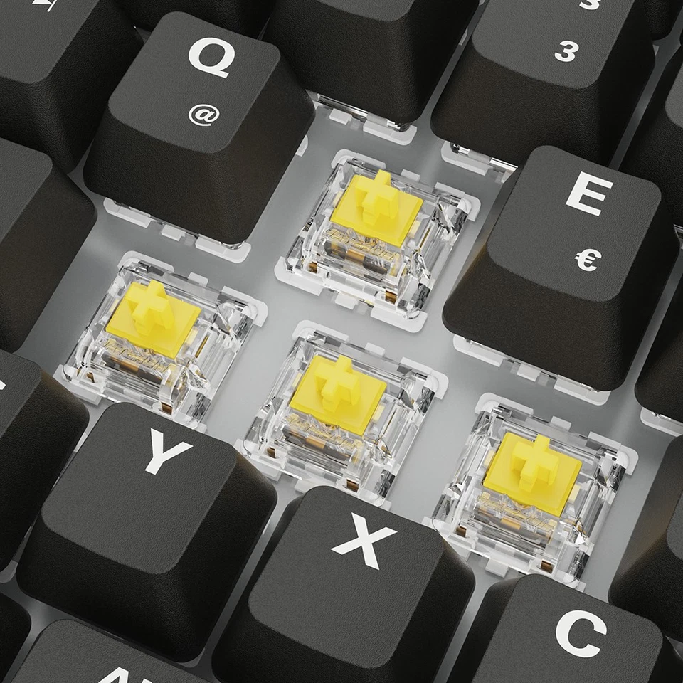 Sharkoon SKILLER SGK50 S3 PBT Gaming Tastatur - 75% Layout, Hot-Swap Gateron G P - Bild 4 von 4