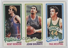 1980-81 Topps Kent Benson John Shumate Paul Westphal #229-212-84 HOF 0z0n