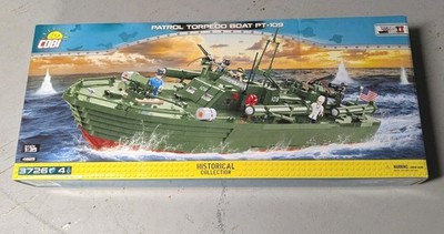 COBI Patrol Torpedo Boat PT-109 SET# 4824 (3763 Pcs.) NEW 