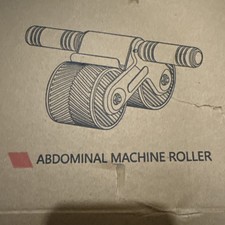 Anti-slip Abdominal Wheel Automatic Rebound AB Roller Wheel w/ Kneel Pad Holder