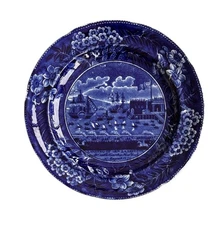 General Marquis de Lafayette Landing at Castle Garden New York 1824 Plate