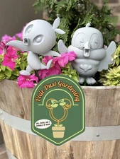 Orange Bird Disney Garden Statue Flower Decor Festival Epcot Parks Outdoor Gift