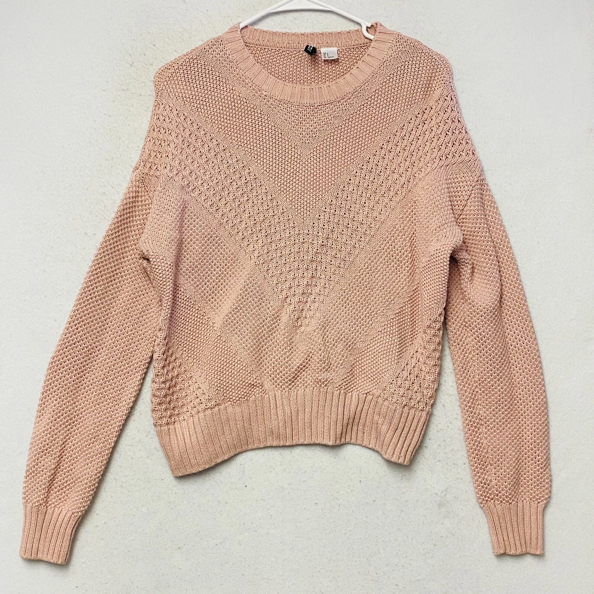H&m pink shop sweater