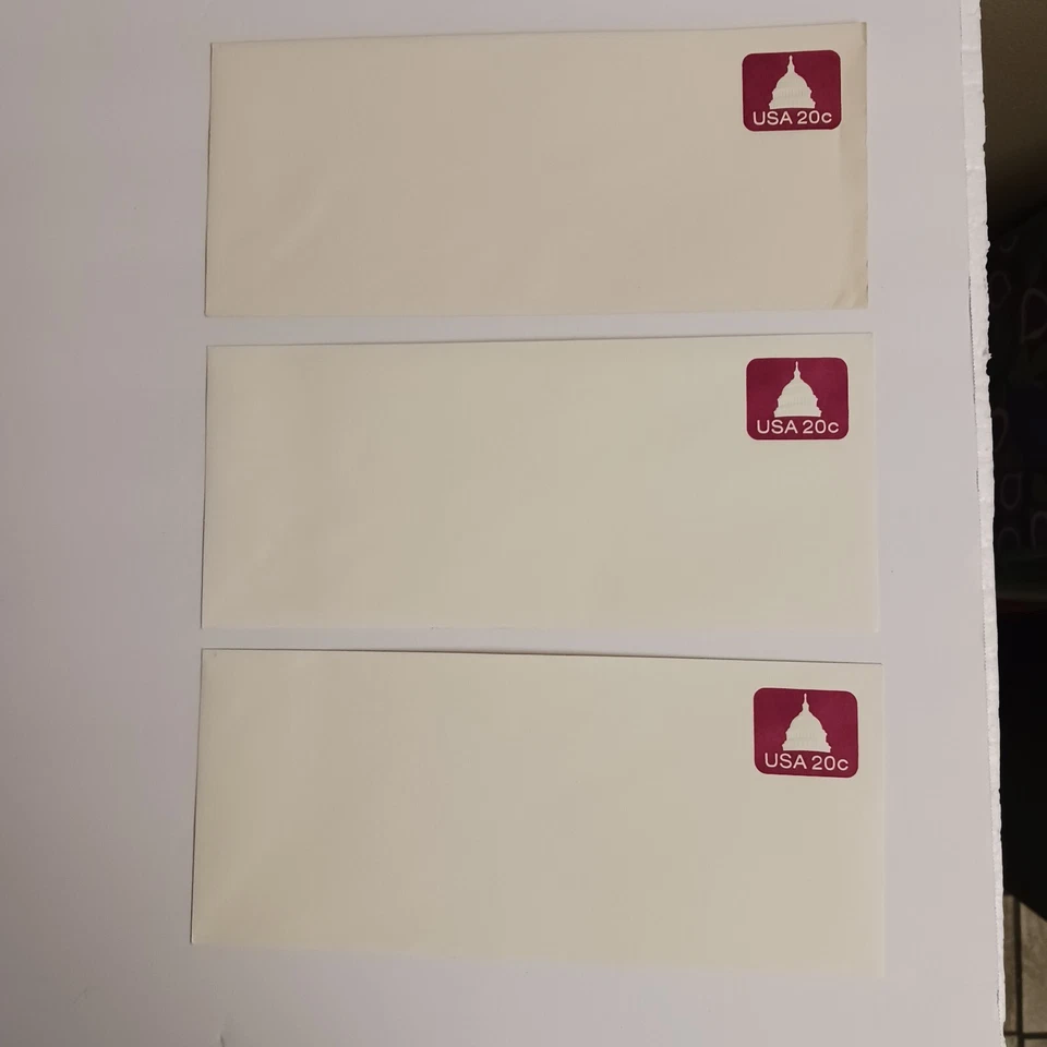 VINTAGE LOT OF 19 PREPAID UNUSED ENVELOPES: 2 Eagle and D 1 Buffalo 13 Capital. - Image 4 of 4