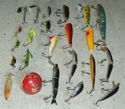 Vintage Fishing Lure Lot 22 Arbogast Rapala Luhr Jensen Vintage Fishing Lure Lot 22 Arbogast Rapala Luhr Jensen