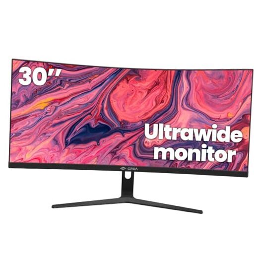 30Inch Ultrawide Curved Monitor, 21:9 WFHD(2560x1080P) VA 30inch FHD 100Hz