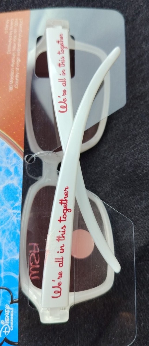 High School Musical Disney Channel Sunglasses White UV protection