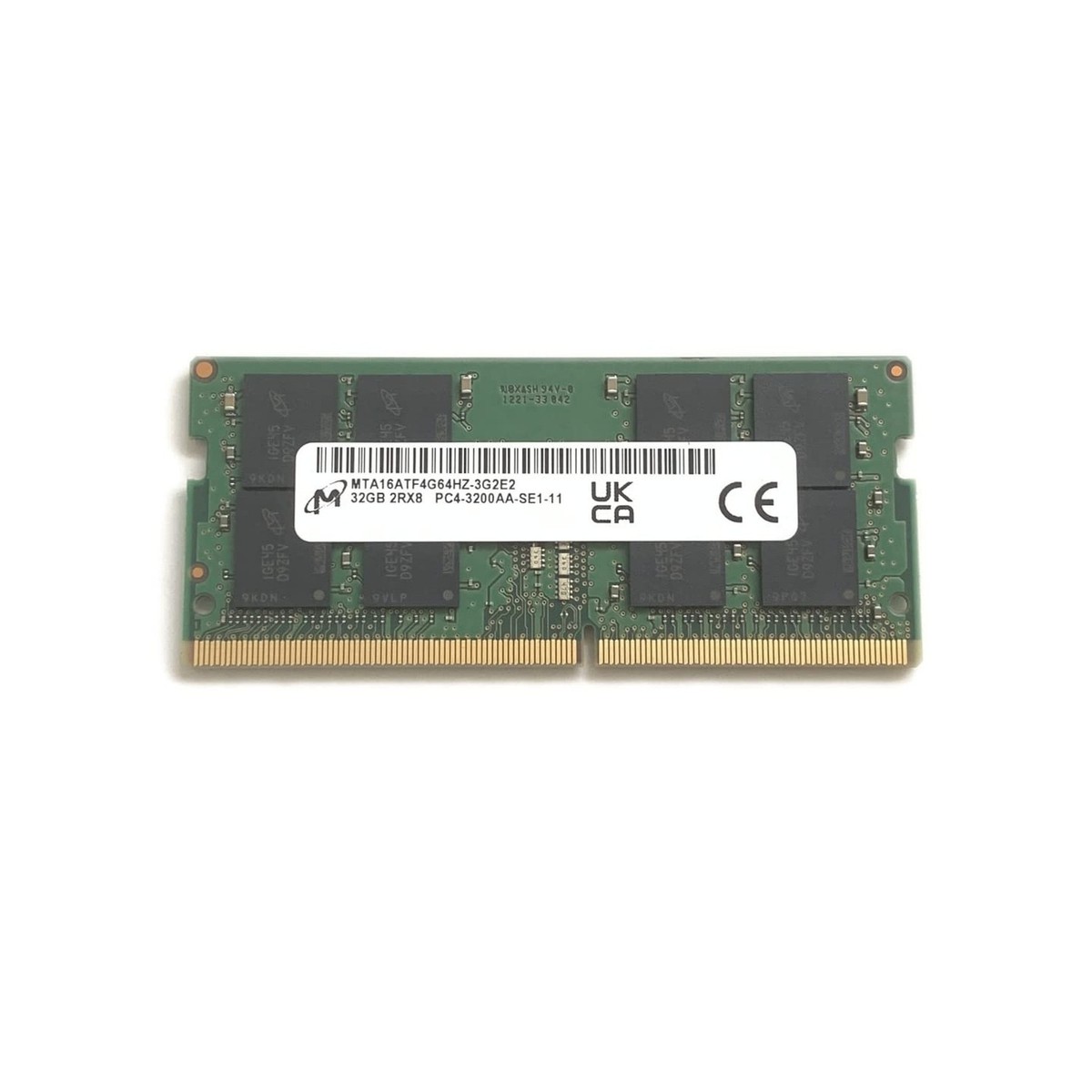 Micron SODIMM 32GB DDR4 3200 PC4 25600 2Rx8 MTA16ATF4G64HZ-3G2