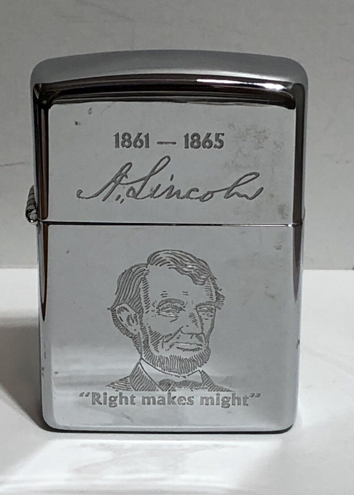 Abraham Lincoln ZIPPO 1993年 デッドストック