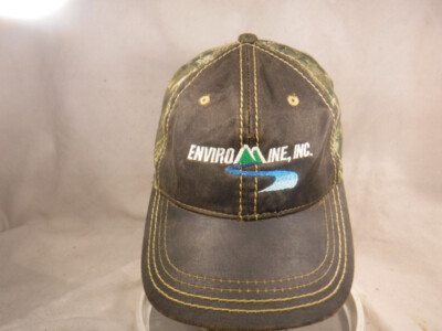 NEW Enviro Mine Inc. Coal Mine Mining Brown & Camo Hat Cap