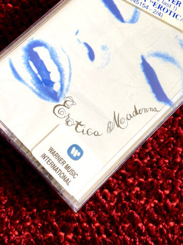 MADONNA SEALED EROTICA CASSETTE TAPE PROMO HYPE STICKER POSTER ALBUM RELEASE LP - Picture 3 of 6