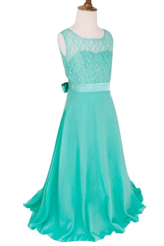 UK Girls Chiffon Flower Dress Princess Pageant Wedding Bridesmaid Party Dresses - Picture 28 of 58