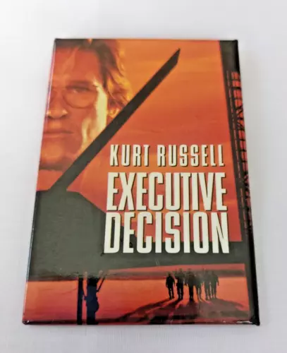 Vintage Executive Decision Kurt Russell Movie Vintage Button Pin Brand new Auth