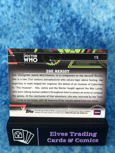 Doctor Who Extraterrestrial Encounters GREEN base SINGLE Non-Sport Trading Card - Picture 32 of 194