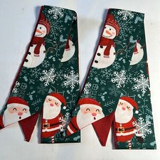 Two Thin Christmas Purse Scarves/ Hair Ties / Scarves- 772