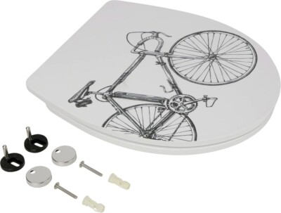 Wc Sitz Duroplast Klobrille Toilettendeckel Klodeckel Absenkautomatik Bicycle