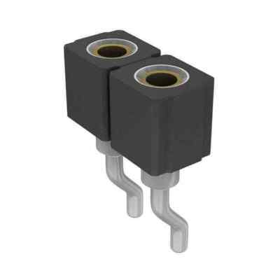 CONN RCPT 2POS 0.1 GOLD SMD R/A