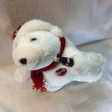 VTG Coca-Cola Animation Collection, Plush POLAR BEAR Skating Motion Music Works