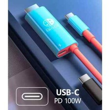 For Nintendo Switch Dock USB-C Hub Adapter 4K HDMI Docking Station Portable TV