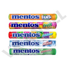 Image of Mentos 5 Flavor Chewy Candy Roll For Instant Refreshment SAY YES TO MENTOS