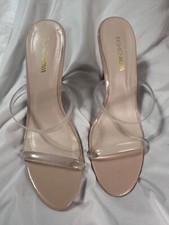 fashion nova heels size 10 With Clear Straps
