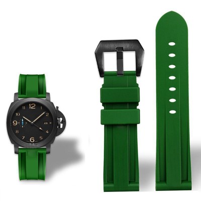 Wasserdichte Uhrenarmbänder passend für Panerai Breitling Diesel Silikon...