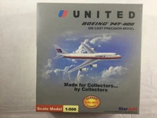 Star Jets sjual005 1:500 Diecast Airliner United Airlines Boeing 747-400