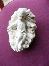 ANCIEN GRAND SANTON CRECHE EGLISE JESUS SIGNEE BERTAGN