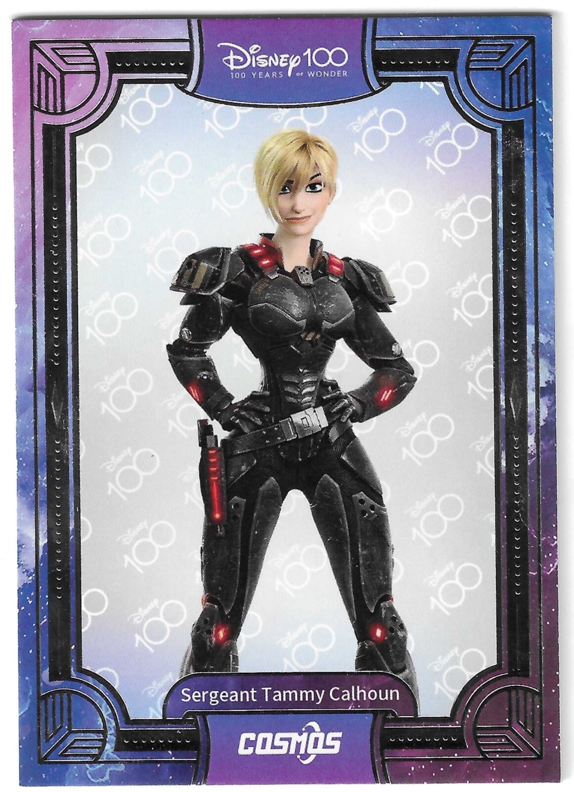 SERGEANT TAMMY CALHOUN 2023 KAKAWOW COSMOS DISNEY 100 ALL-STAR BASE CDQ-B-99