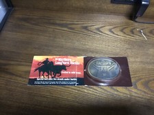 Vintage 1987 Marlboro Solid Brass Longhorn Belt Buckle Phillip Morris Tobacco
