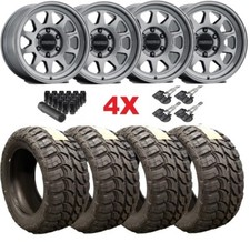 Method Titanium Mr316 Wheels Rims Tires 33 12.50 17 Mud Mt F-150 F150