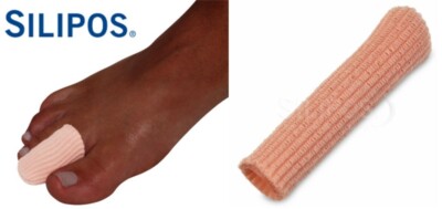 SILIPOS Ribbed Knit Digital Toe Caps Covers Sleeves -6 Pack- Original ALL SIZES