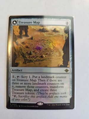 MTG FOIL Treasure Map - LCI Ixalan - MTG #267