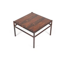 Vintage MCM 1960 Danish Square Rosewood Coffee or Corner Table by CF Christensen