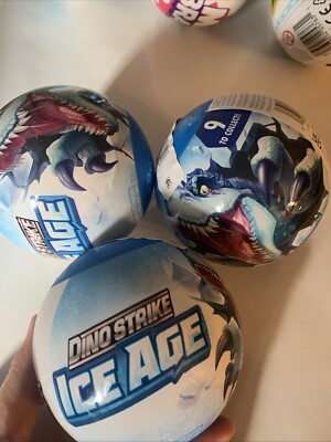 ZURU 5 SURPRISE Dino Strike Ice Age Monster Mystery Box  LOT OF 3