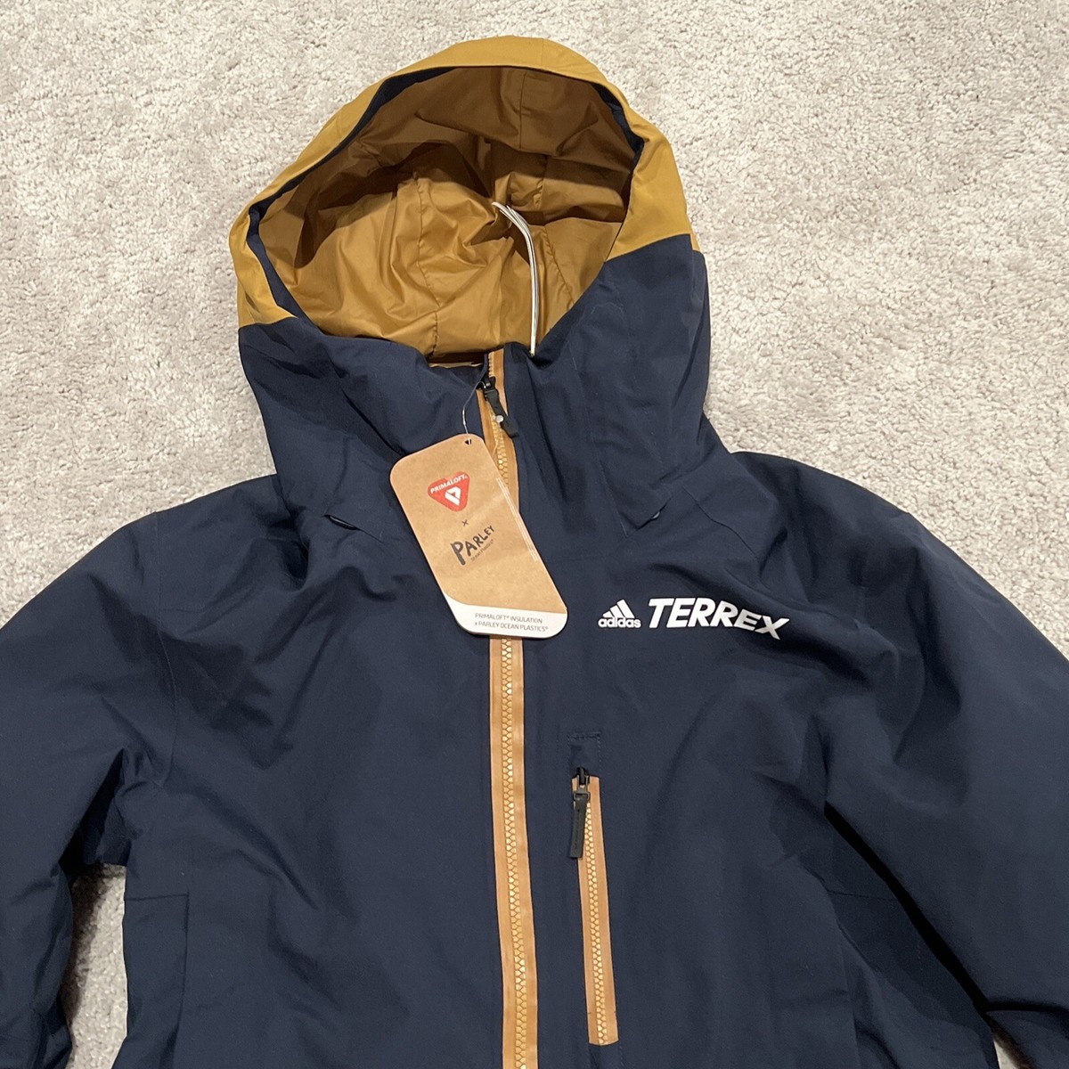 Adidas Terrex X Parley Resort 3-in-1 Puffer Snowboard Ski Jacket