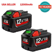 New Tool Battery For Milwaukee for M18 18V 12.0AH Extended Lithium 48-11-1811 US