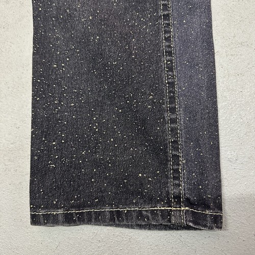 Womens ROBERTO CAVALLI Denim pants Jeans Gold Speckled Pattern Multicolor Sz XS - Picture 5 of 20