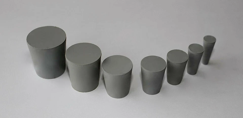 Stopfen Gummistopfen Verschlußstopfen Laborstopfen Naturkautschuk SBR konisch