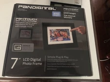 Pandigital Touch Sensor Technology 7” LCD Digital Photo Frame, Brand New