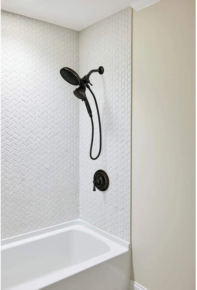 MOEN 82610BRB Mediterranean Bronze Single Handle 6-Spray Handheld Shower Faucet - Image 4 of 4
