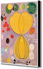 The Ten Largest - No.7 - by Hilma AF Klint - Canvas Wall Art Framed Print
