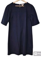 Gap Smart Zip Back Shift Dress Size 14 Blue
