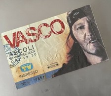 VASCO ROSSI Tagliando Rarissimo Gli spari sopra tour live ASCOLI Piceno 