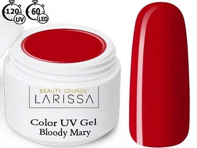 BEAUTY LOUNGE LARISSA Color LED UV Gel 5 ml Farbgel French Modellage Nail Art Farbe Bloody Mary Rot