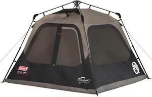 Coleman 4 Tente de cabine pour le camping avec 60 Deuxième configuration instantanée brun/noir